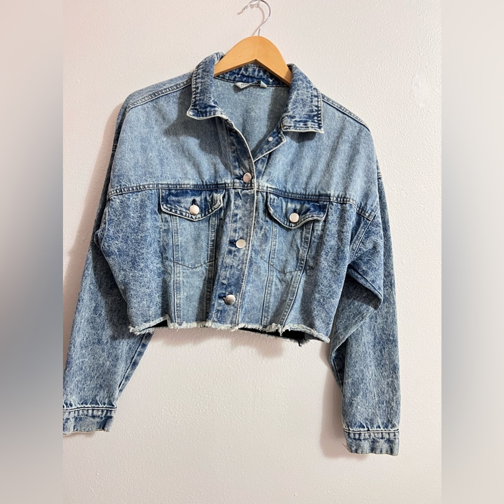 Cropped Jean Jacket